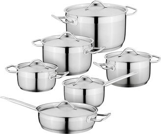 Hotel 18/10 Stainless Steel 12 Piece Cookware Set