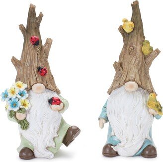 Tree Trunk Gnome Figurine