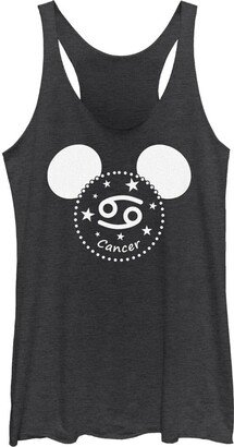 Classic Mickey Cancer Women's Racerback Tank Top