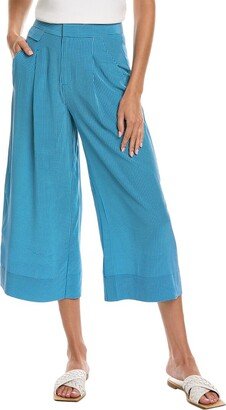 Straight Leg Silk Pant