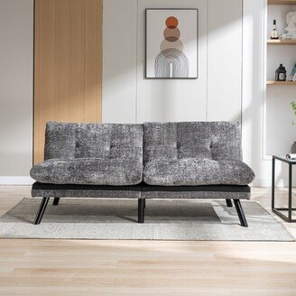 IGEMAN Convertible Sofa Bed Apartments Adjustable Lounge Couch, Grey