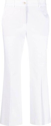 Flared Cropped Trousers-AA