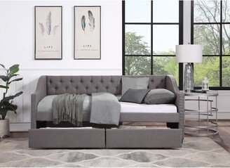 Rasoo Modern Solid Wood Sofa Bed, Versatile, With A Fresh And Classic Structure That Blends Perfectly With Existing Furniture.-AA