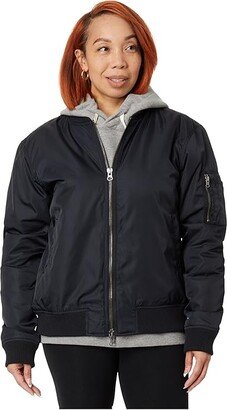 LABEL Go-To Bomber Jacket (Black) Women's Clothing