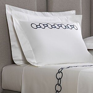 Links Embroidery Cotton Standard Sham