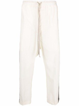 Cropped Drawstring Trousers-AA