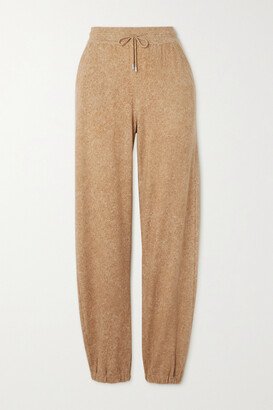 Cashmere Tapered Track Pants - Brown