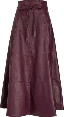 Maxi Skirt Burgundy-AA