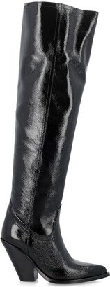 Acapulco naplack over-the-knee boots-AA