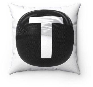 Ball With The Letter T Pillow - Throw Custom Cover Gift Idea Room Decor