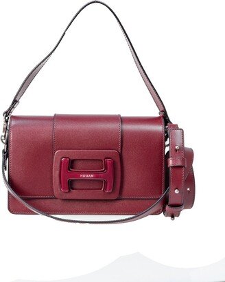 H-Bag Logo Plaque Crossbody Bag-AC