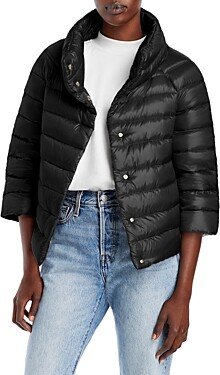 Iconico Cropped Down Puffer Coat