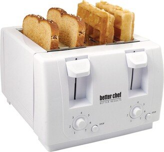 4 Slice Dual Adjustable Browning Control Toaster