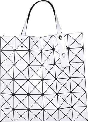 Lucent Geometric-Pattern Shoulder Bag