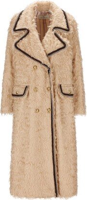 Double-Breasted Mid-Length Coat-AG