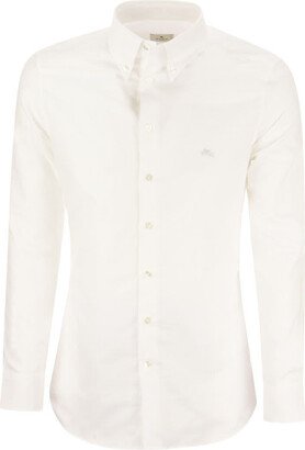 Button-down cotton shirt-AA