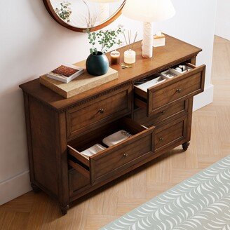 Gerald Traditional Wooden 6 Drawer Dresser With Storage By HULALAHOME