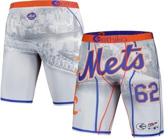 Men's White New York Mets Jerseyscape Boxer Briefs