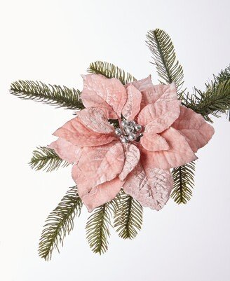 Ruby Red Holiday Pink Floral Clip Ornament, Created for Macy's