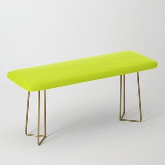 Chartreuse Yellow #DFFF00 Benches