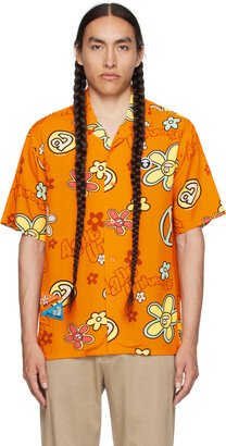 AAPE by A Bathing Ape Orange Moonface Shirt