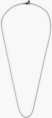 Rhodium-plated sterling silver necklace