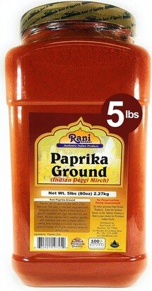 Rani Brand Authentic Indian Foods Paprika (Deggi Mirch) Ground - 80oz (5lbs) 2.27kg - Rani Brand Authentic Indian Products