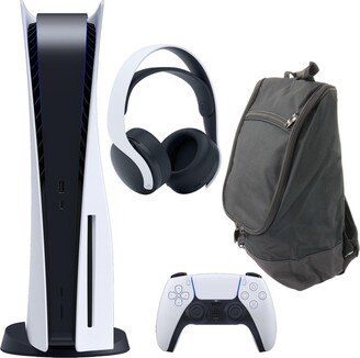 PlayStation 5 Console with Pulse Headset and Carry Bag (PS5 Disc Version)