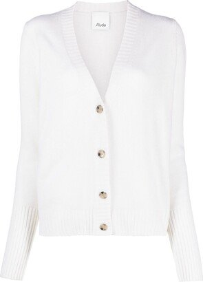 cashmere V-neck cardigan-AD