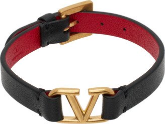 Black VLogo Signature Bracelet