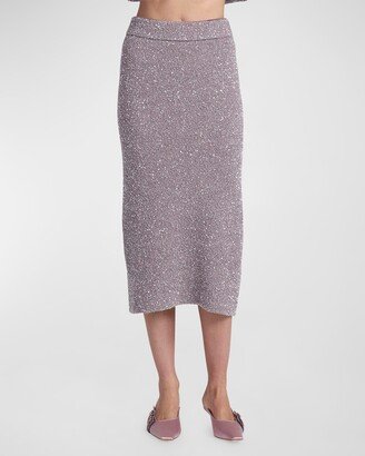 Carlson Sparkle Midi Skirt