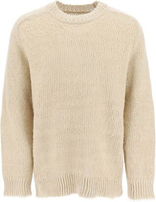 brushed linen pullover