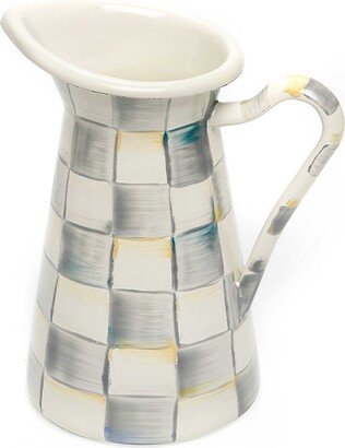 Sterling Check Enamel Practical Pitcher