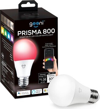 Geeni Prisma 800 2700K Dimmable A19, 60W Equivalent Color Changing Rgbw Led Smart WiFi Light Bulb, Works with Alexa and Google Home, No Hub Required,