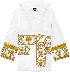 I Heart Baroque Short Hooded Bath Robe