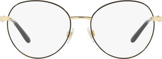 Dg1333 Gold / Black Glasses