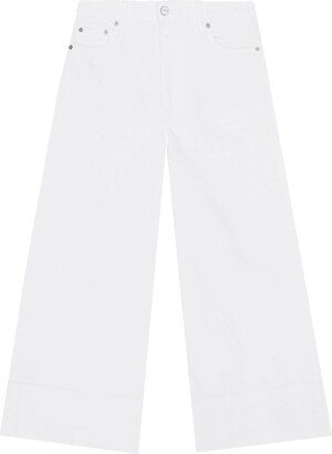 Mid-Waist Cropped Jeans