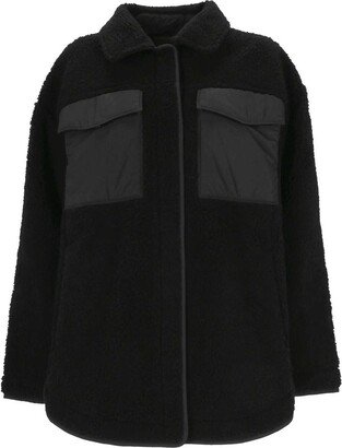 Concealed Fastened Shearling Jacket