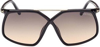 Oversized Frame Sunglasses-AF