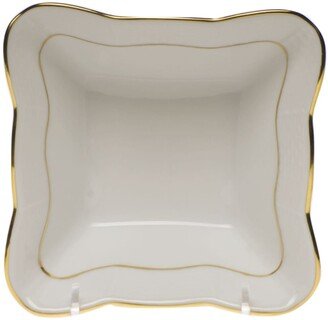 Golden Edge Small Square Dish