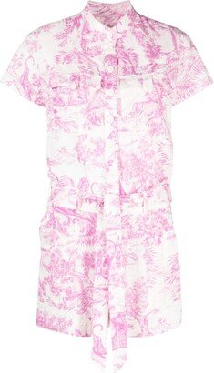 Cookis toile de jouy-print playsuit