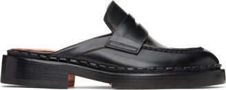 Black Strap Loafers