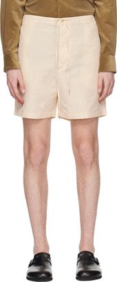 Beige Finx Shorts