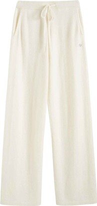 Cashmere Wide-Leg Sweatpants