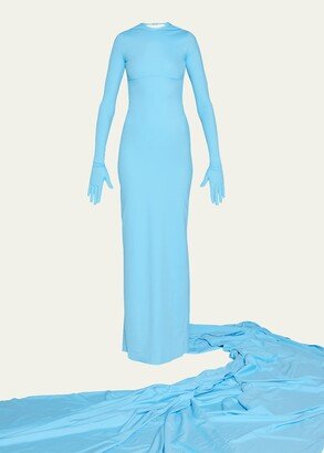 Gloved Swimsuit Gown