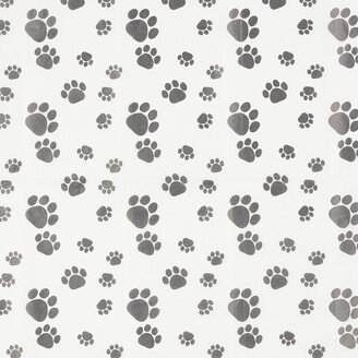 Tissue Sheets Doggy Paw Prints Grey/White Pkg/5