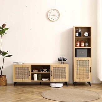 Rattan Mesh Side Cabinet