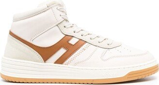 Panelled High-Top Sneakers-AL