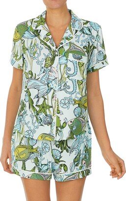 Under The Sea Two-Piece Short Pajama Set