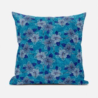 Amrita Sen Designs Amrita Sen Floral Leaves Indoor Outdoor Pillow